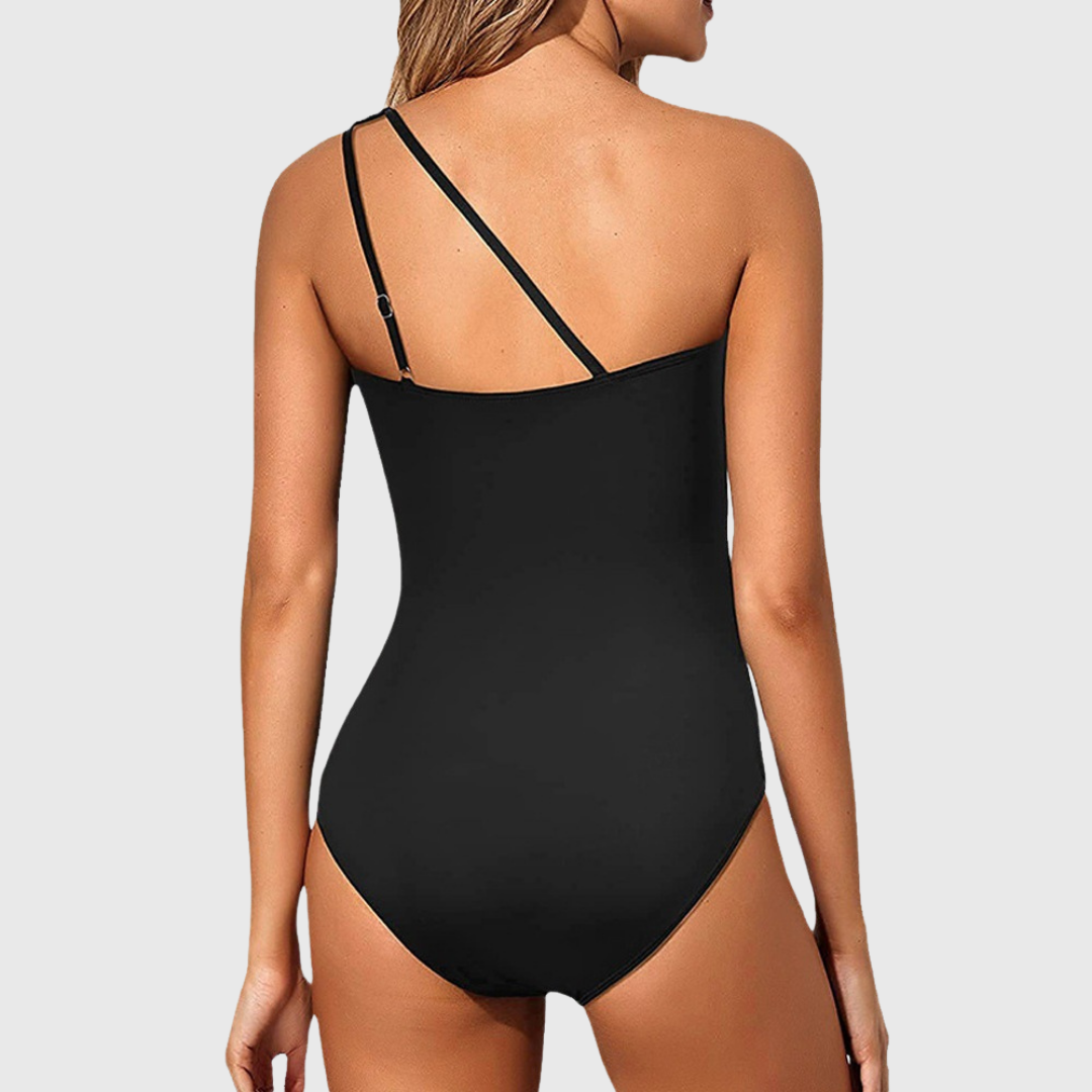 Maëlle | Traje de baño moldeador de un solo hombro
