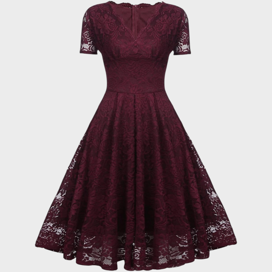 Mara - Vestido de encaje floral