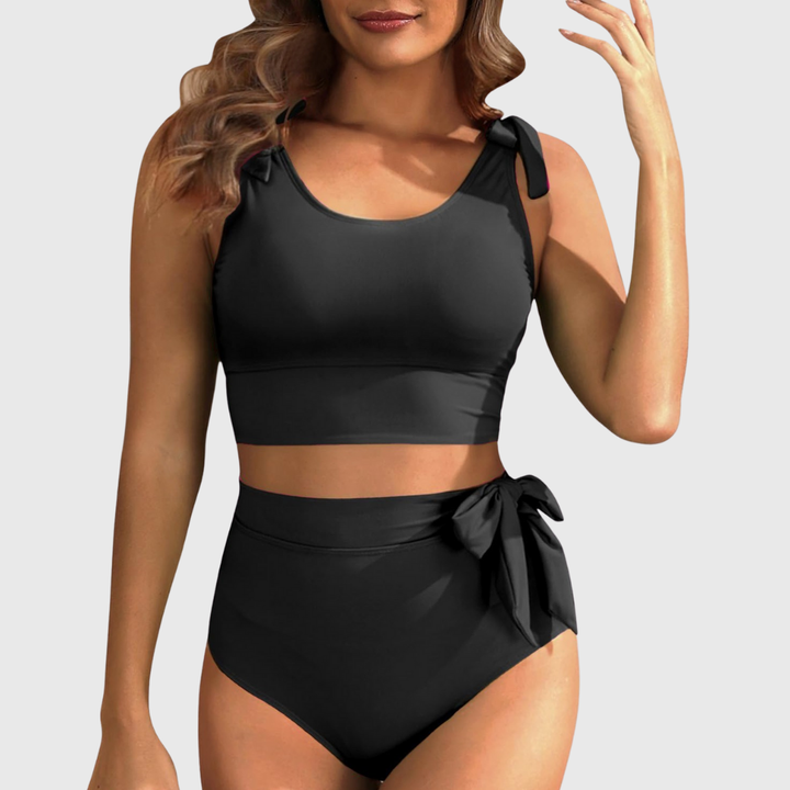 Auriane | Conjunto de Bikini de Dos Piezas de Cintura Alta