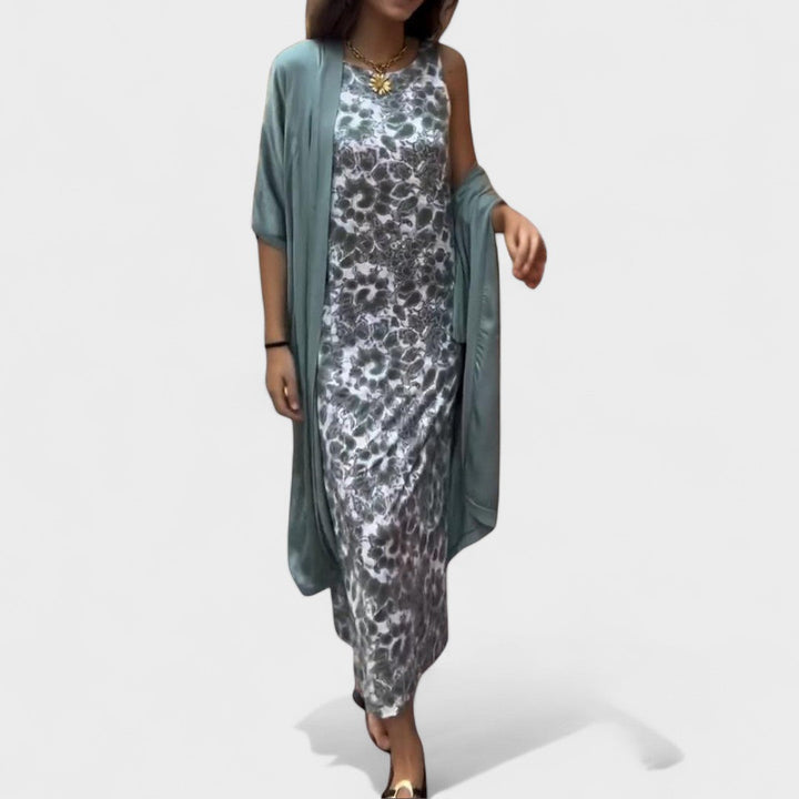 Carolina - Vestido elegante con chaleco