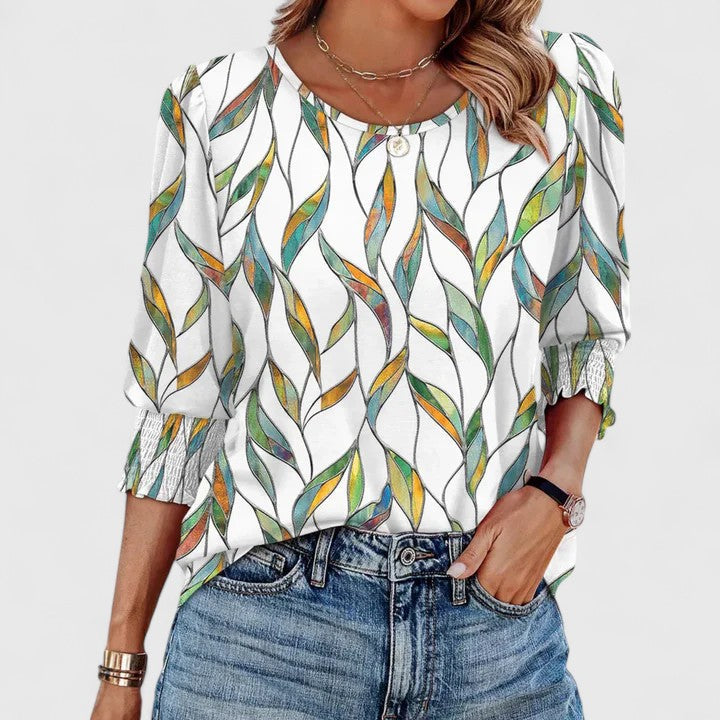 Nina | Clara Top Smocke Elegante