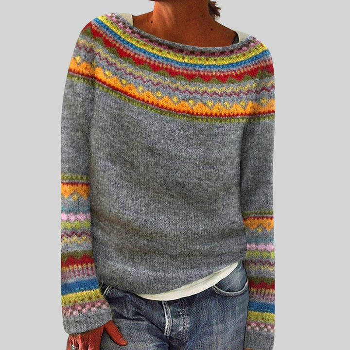 Ethel | Jersey nórdico multicolor