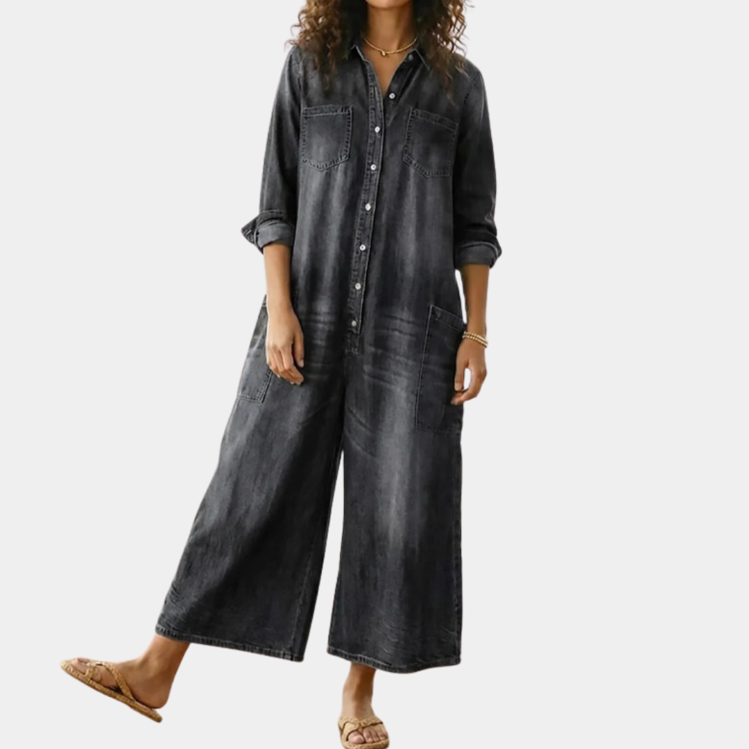 Fleur - Mono de Denim de Algodón | Comodidad y Estilo