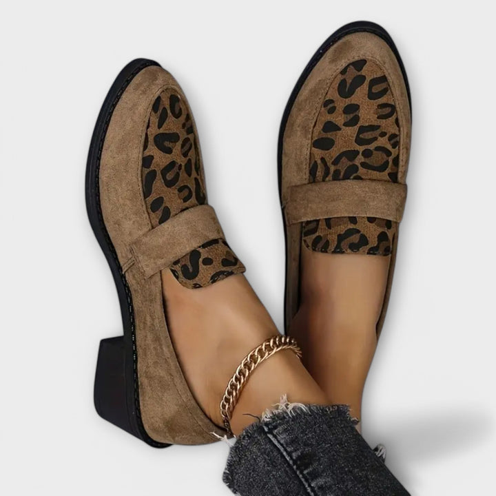 Aurora - Zapatos elegantes para mujer con estampado de leopardo