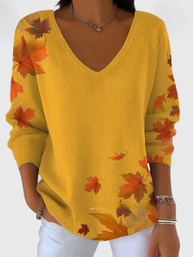 Sera™ | Jersey Elegante con Cuello en V