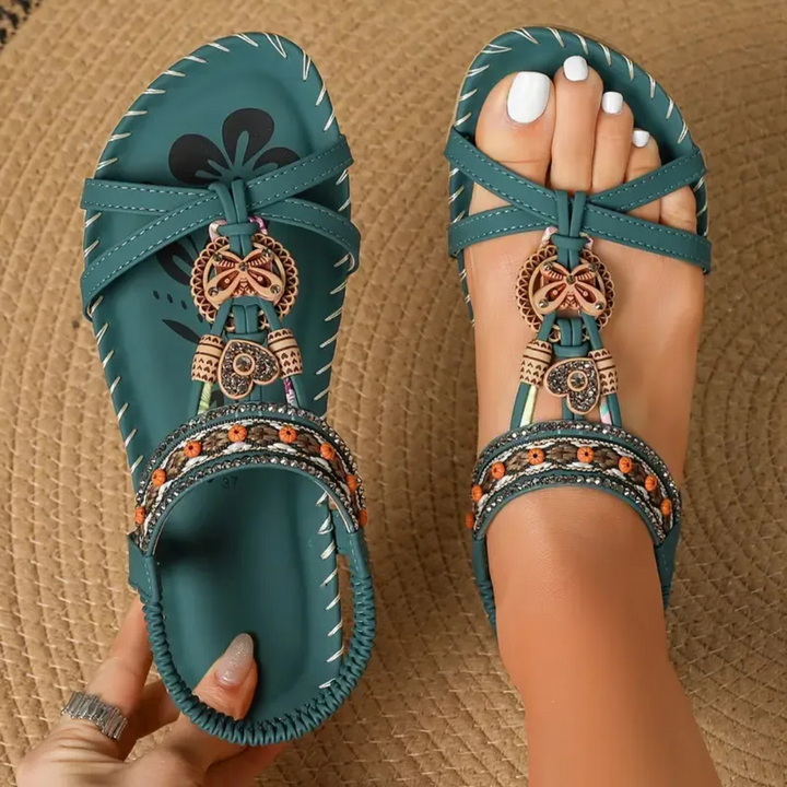 Nada™ – Sandalias ortopédicas estilo Ibiza para comodidad y elegancia.