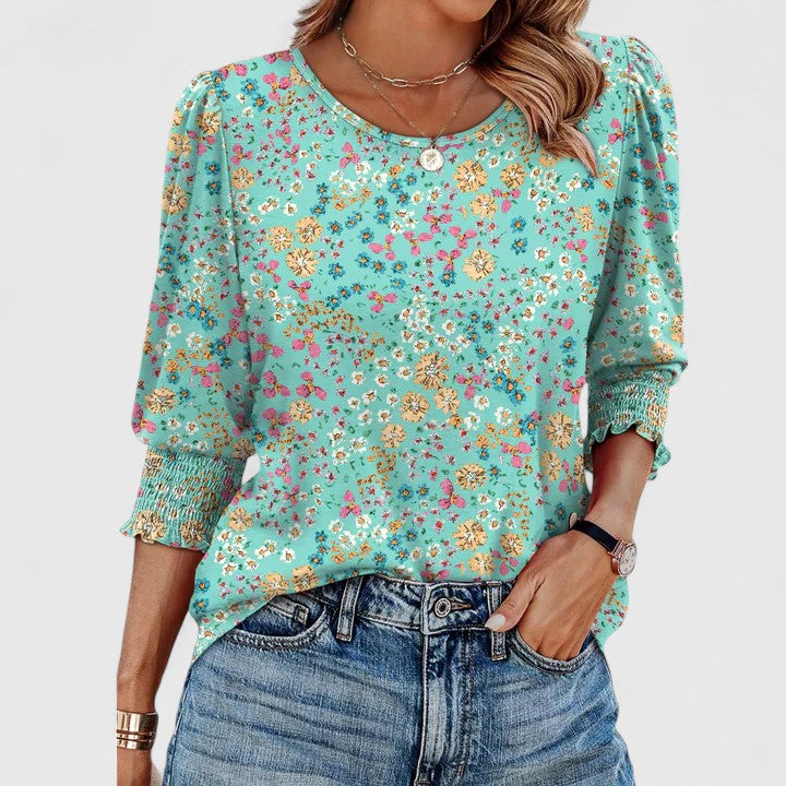 Nina | Clara Top Smocke Elegante