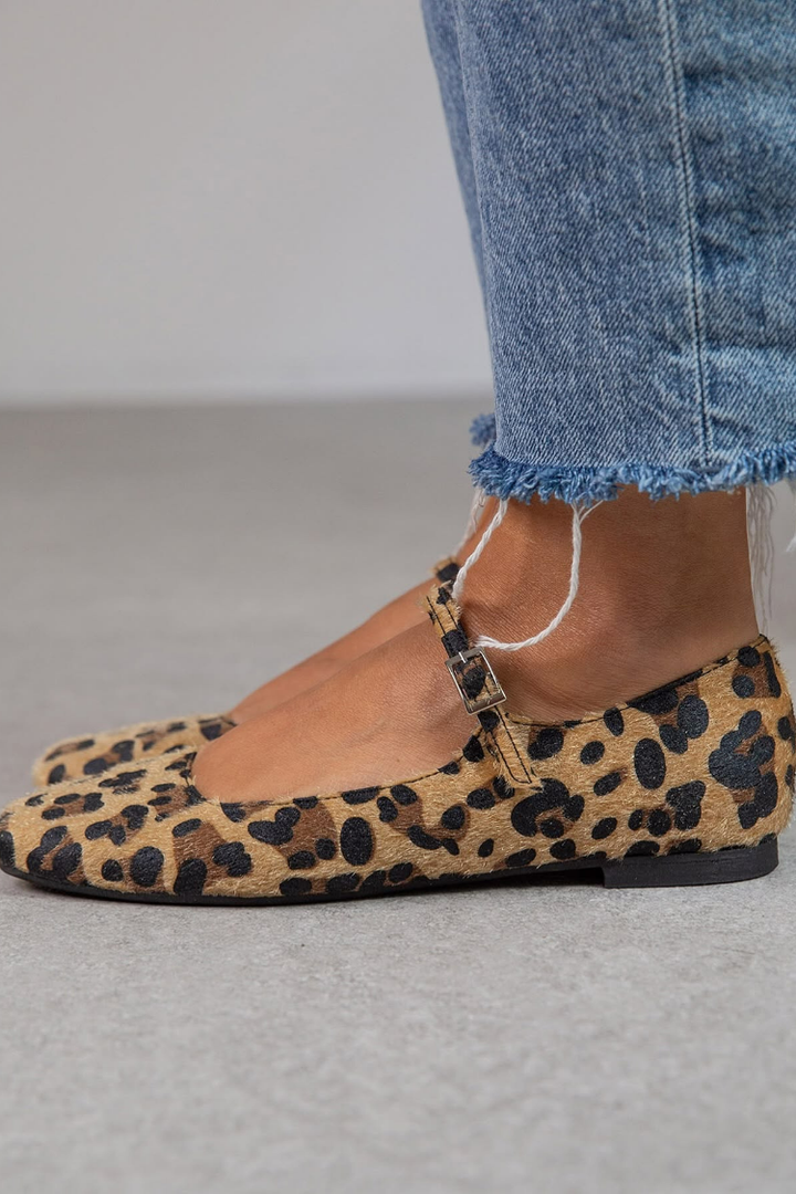 Léna | Balerina con Hebilla y Correa Ajustable