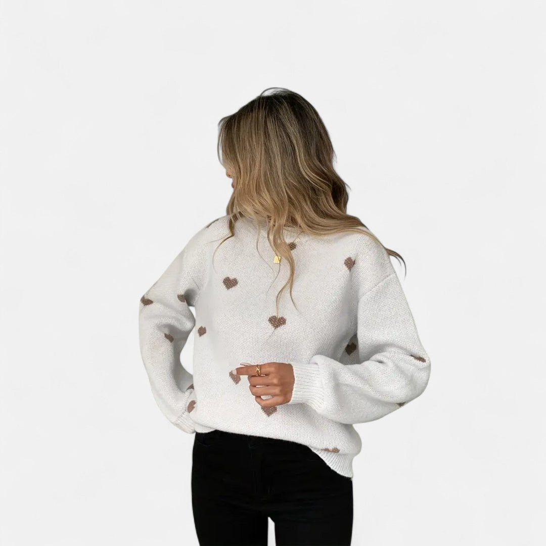 Isla™ | Jersey de Lana con Corazones
