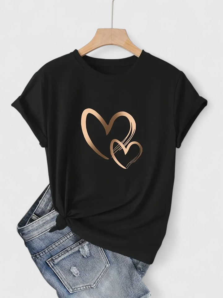 Clara | Camiseta Cómoda de Manga Corta