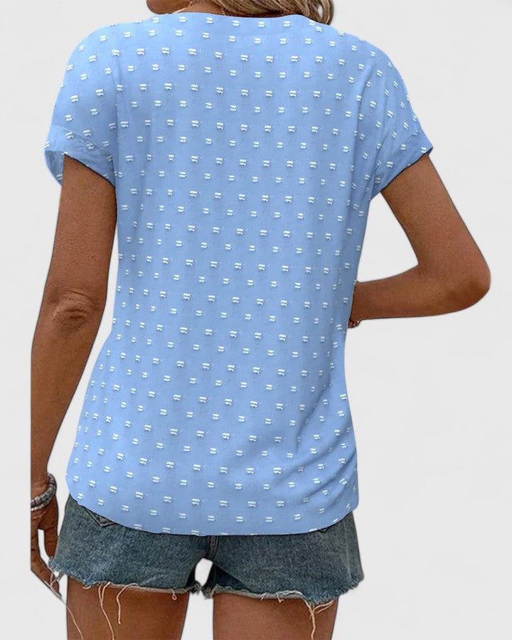 Élodie | Camisa V Neck Confortable