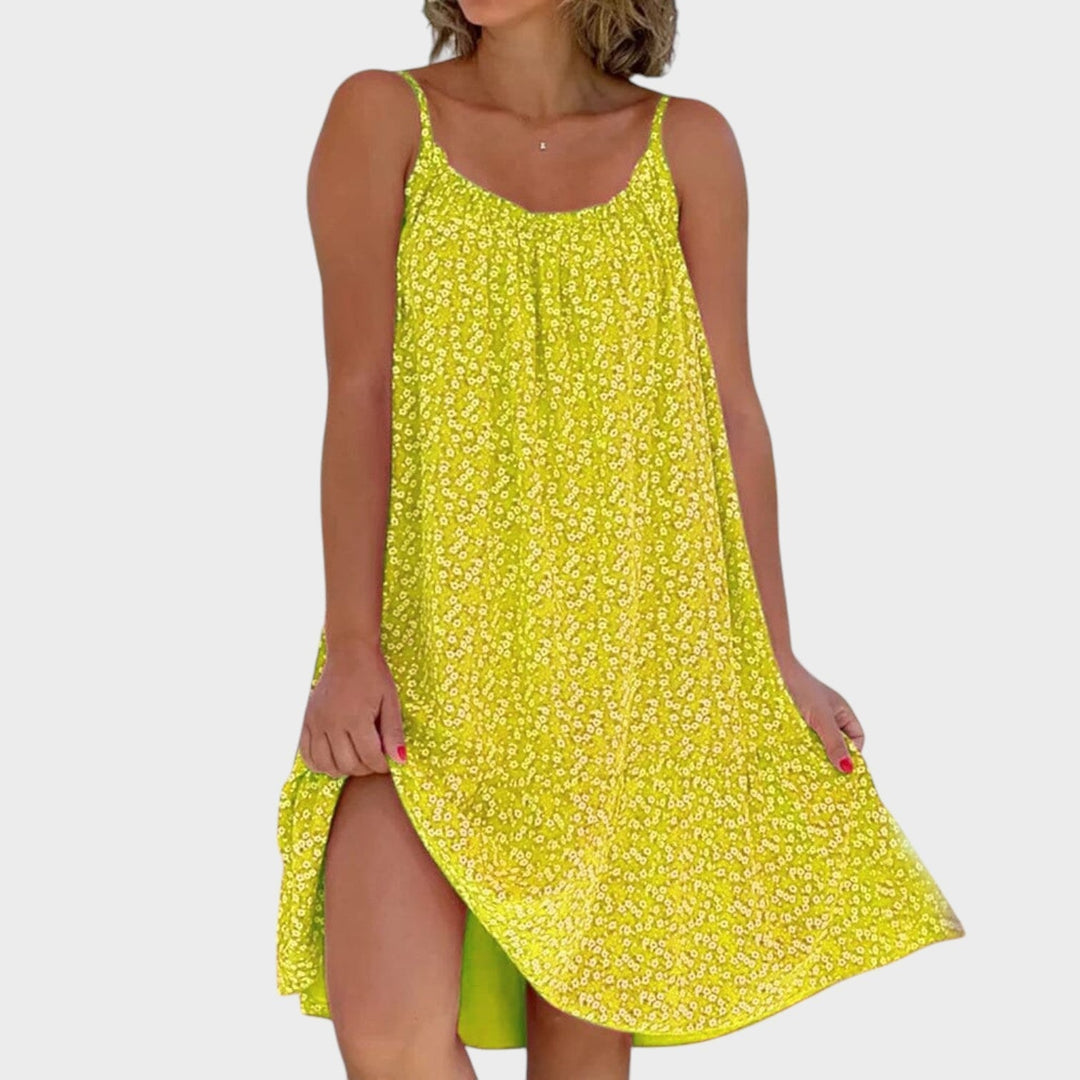Rita - Vestido floral con tirantes finos