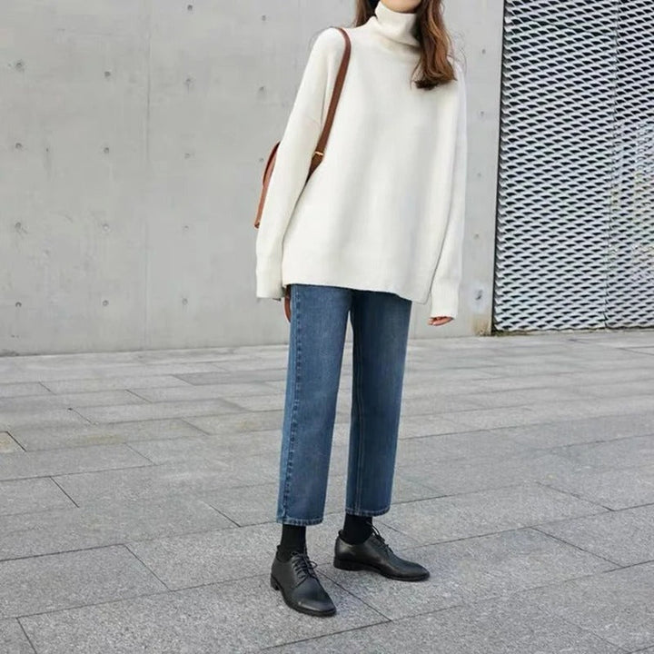Maude | Jersey oversize de cuello alto