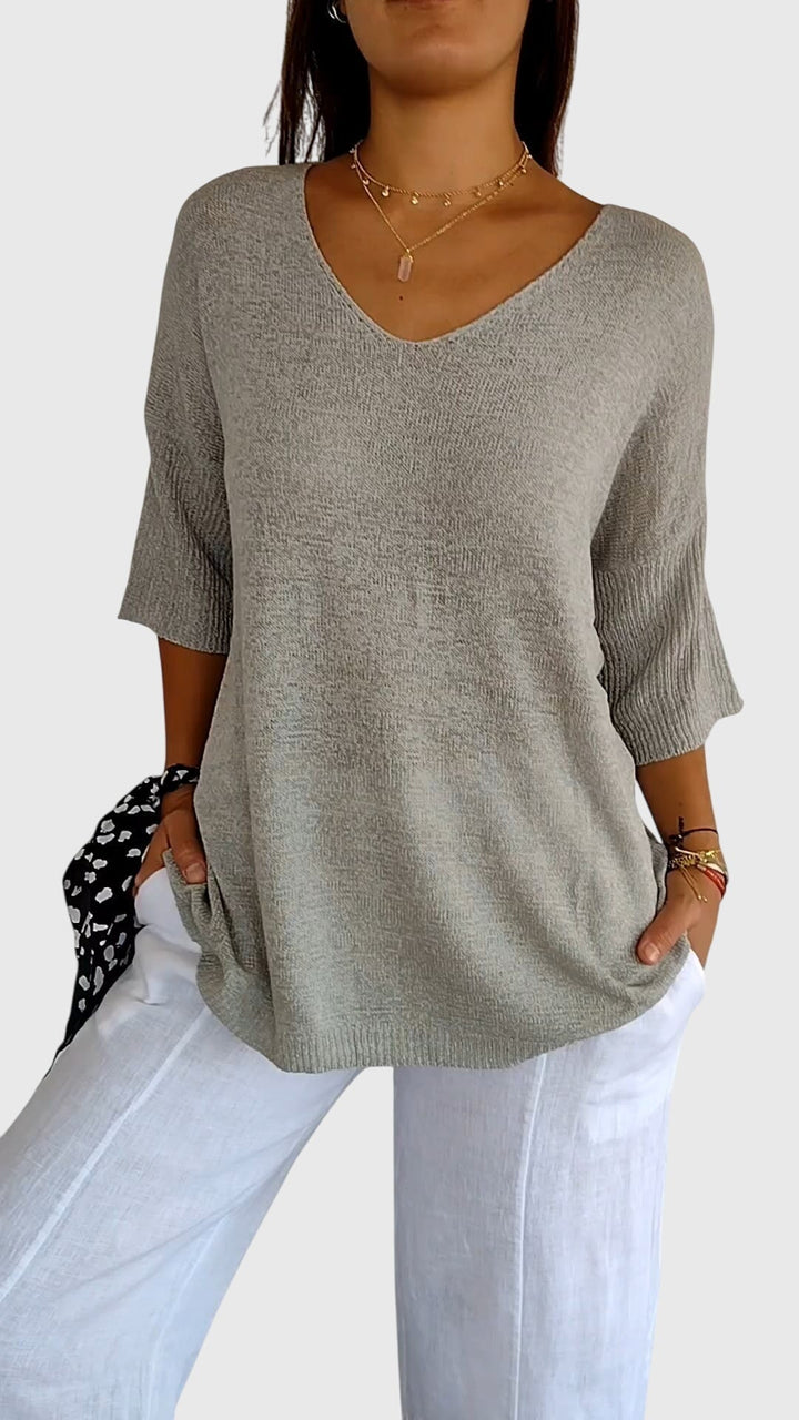 Caroline | Top Elegante con Escote en V