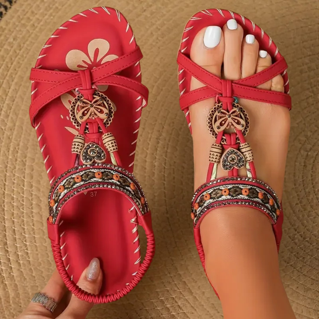 Nada™ – Sandalias ortopédicas estilo Ibiza para comodidad y elegancia.
