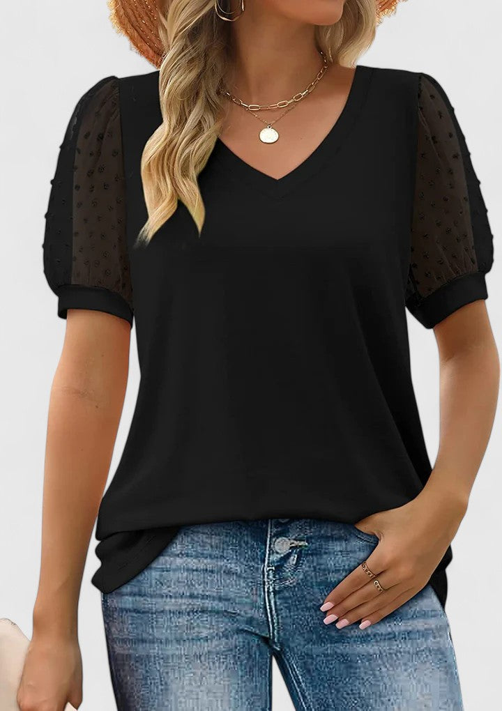 Claire | Top V Cuello Confortable