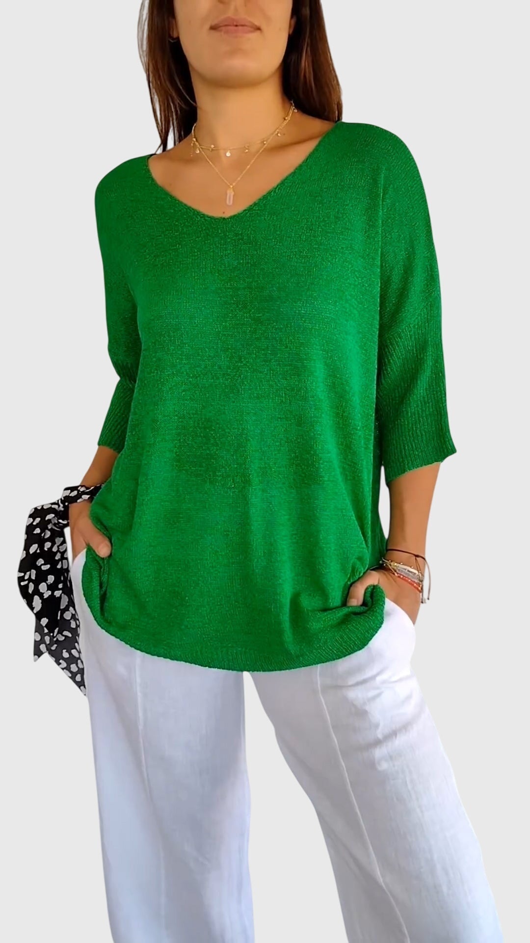 Caroline | Top Elegante con Escote en V