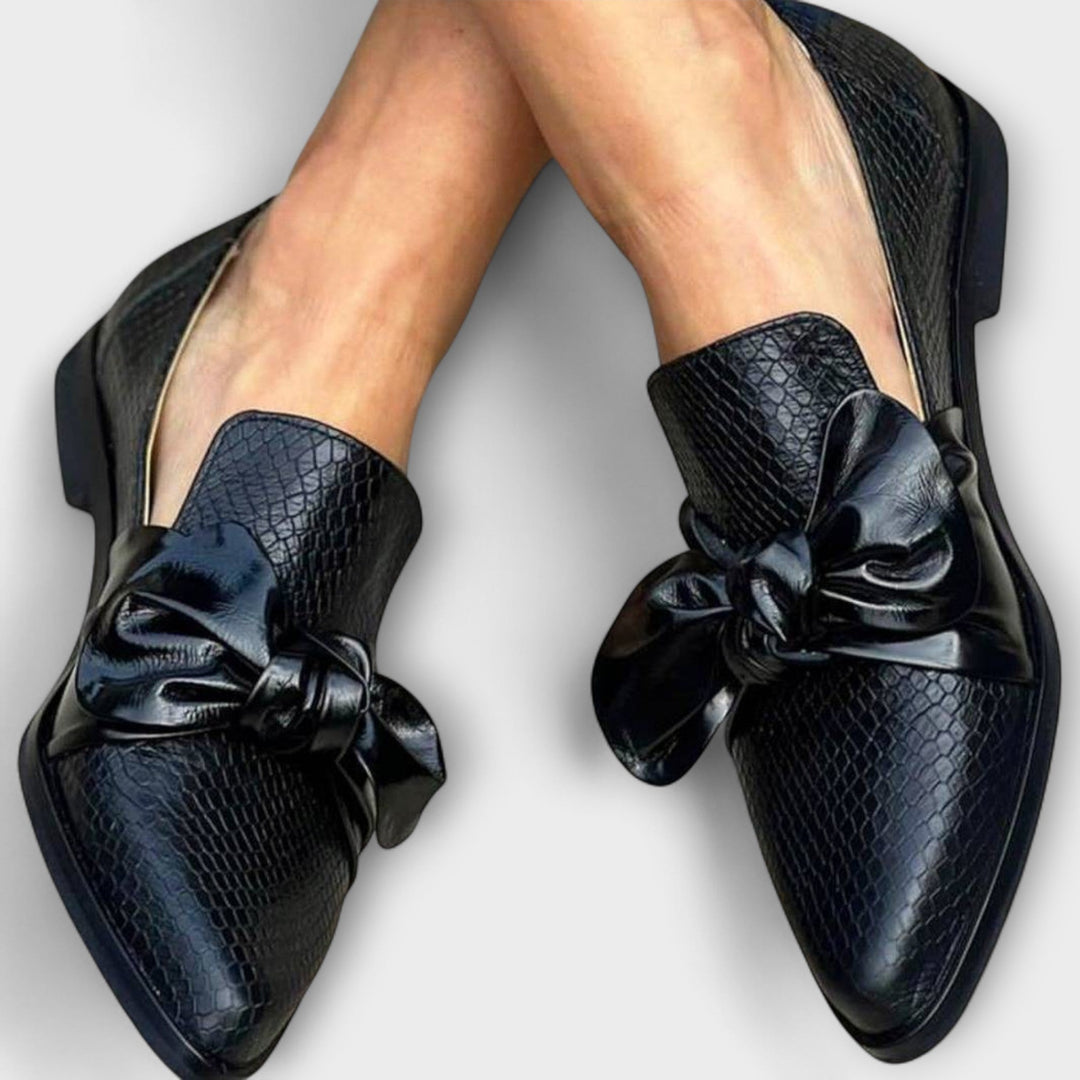 Claudia - Mocasines con lazo
