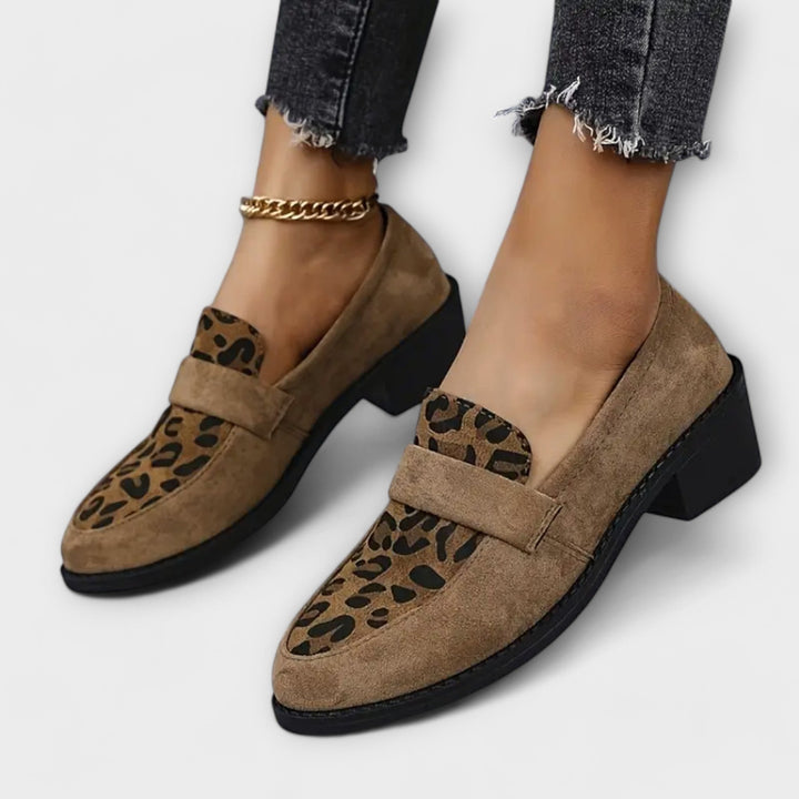 Aurora - Zapatos elegantes para mujer con estampado de leopardo