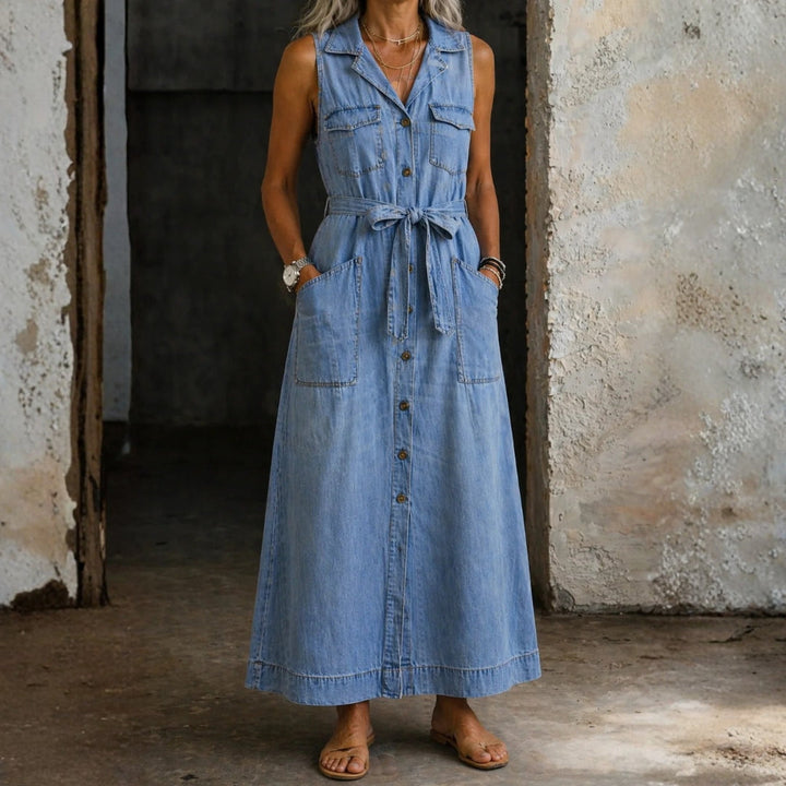 Sandrine - Vestido de Denim | Look Boho Chic