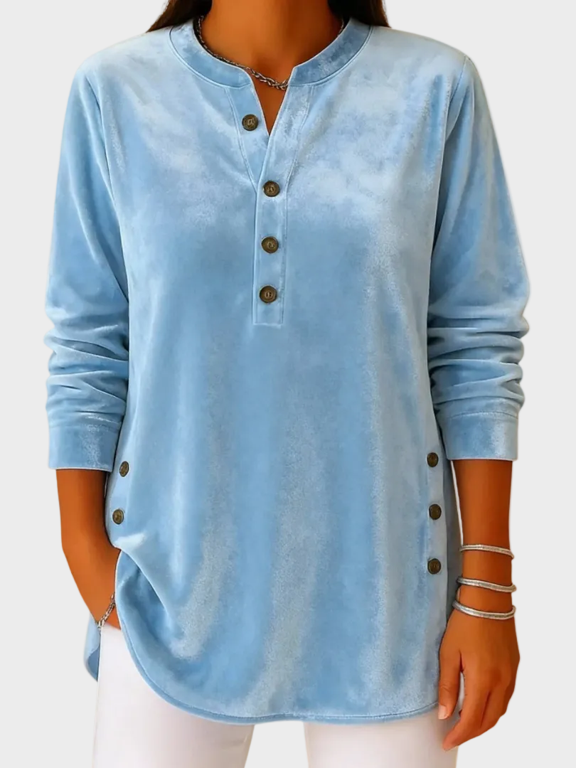 Meredith - Suéter clásico de cuello redondo