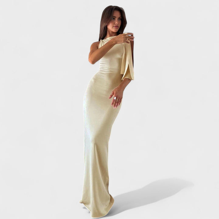 Isadora – Vestido largo de satén