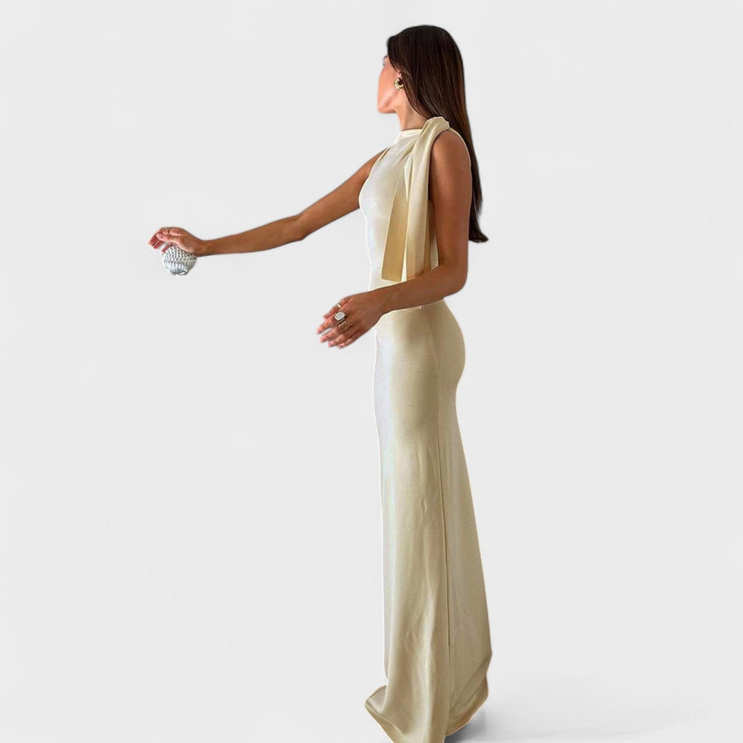 Isadora – Vestido largo de satén