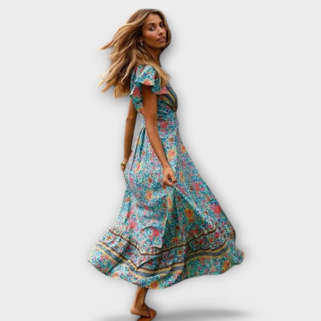 Lara - Vestido maxi boho