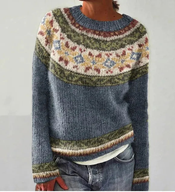 Ethel | Jersey nórdico multicolor