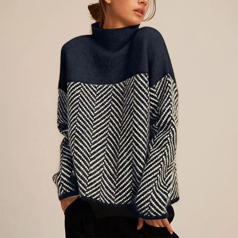 Marianne | Jersey de punto con dibujo geométrico