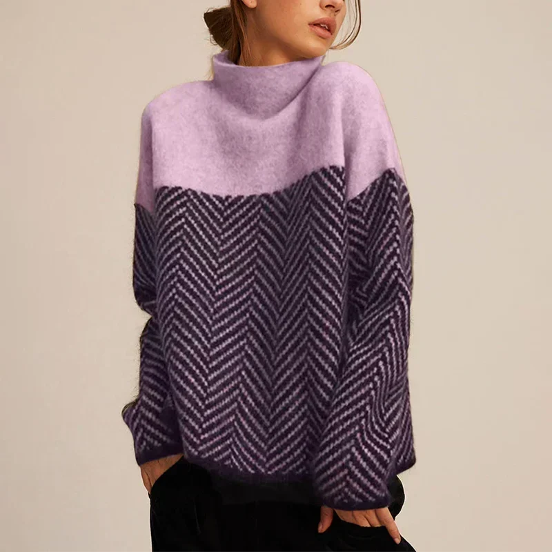 Marianne | Jersey de punto con dibujo geométrico