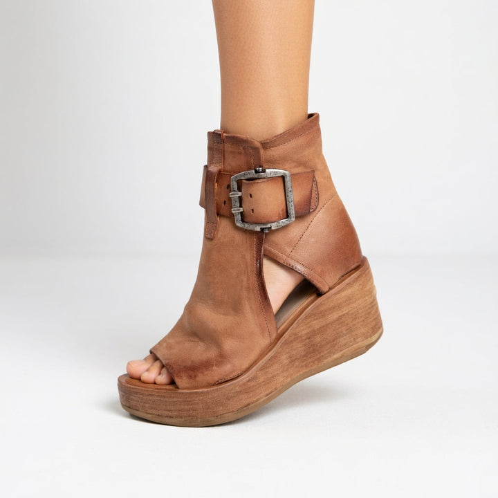 Orélisse™ - Botines de cuña abiertos estilo moderno