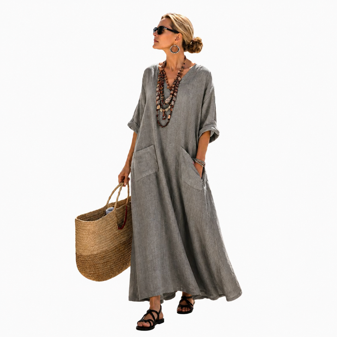 Vestido Verano Algarve - vestido bohemio de playa para mujer