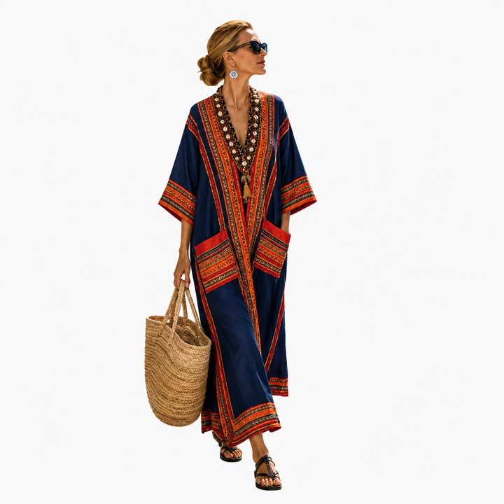 Vestido Verano Mykonos - vestido bohemio de playa para mujer