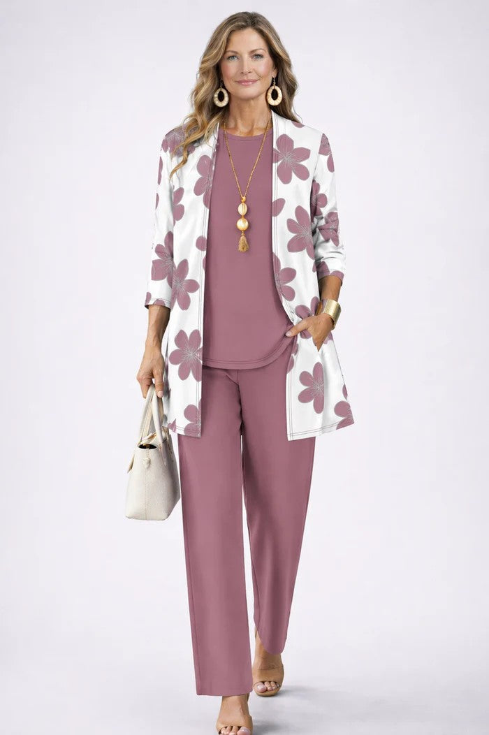 Begoña | Conjunto elegante de 3 piezas – Verde