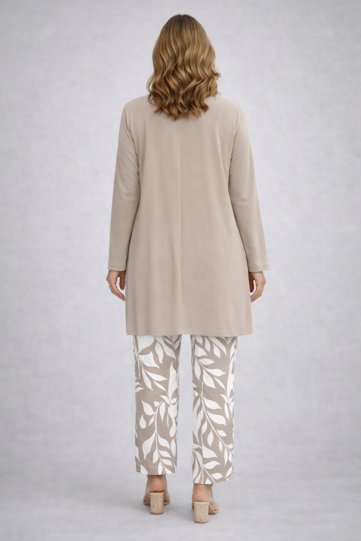 Rocío | Conjunto elegante de 3 piezas – Crema
