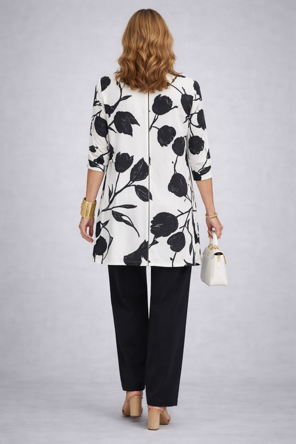 Alba | Conjunto elegante de 3 piezas – Negro y blanco