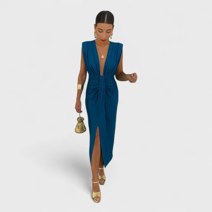 Júlia - Vestido de escote abierto