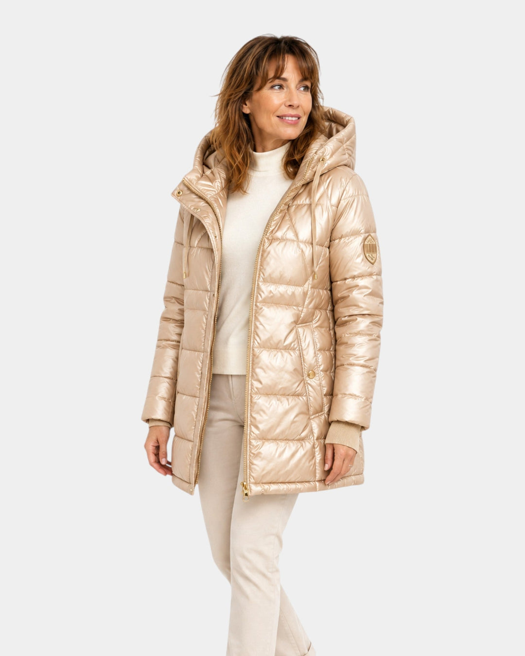 Célory | Abrigo puffer con capucha