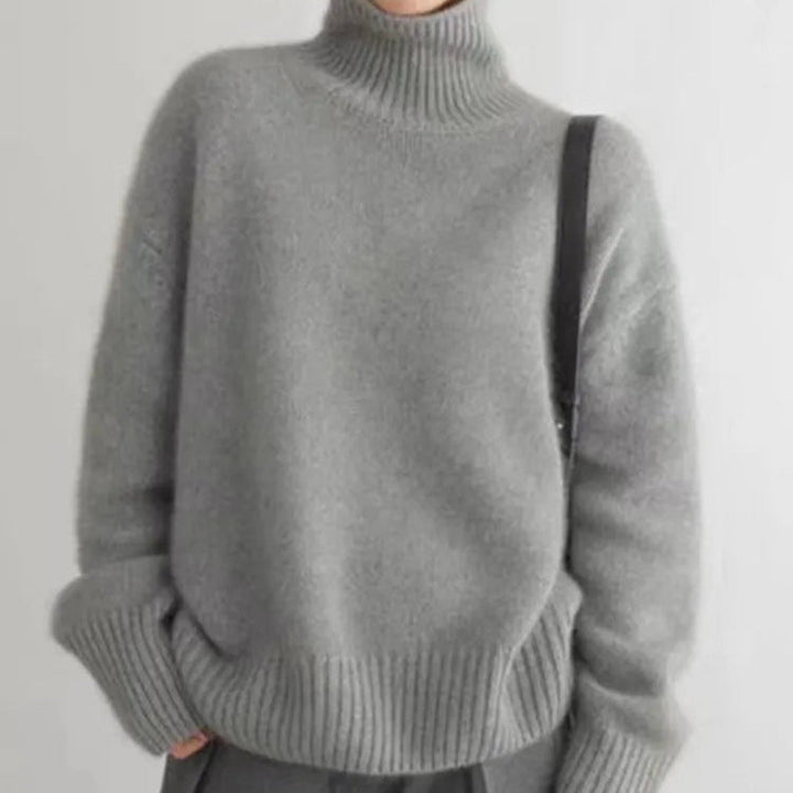 Eleanor | Jersey de cuello alto de punto de ochos