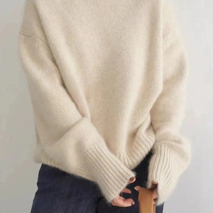 Eleanor | Jersey de cuello alto de punto de ochos