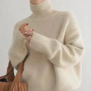 Eleanor | Jersey de cuello alto de punto de ochos