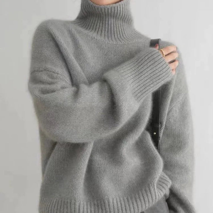 Eleanor | Jersey de cuello alto de punto de ochos