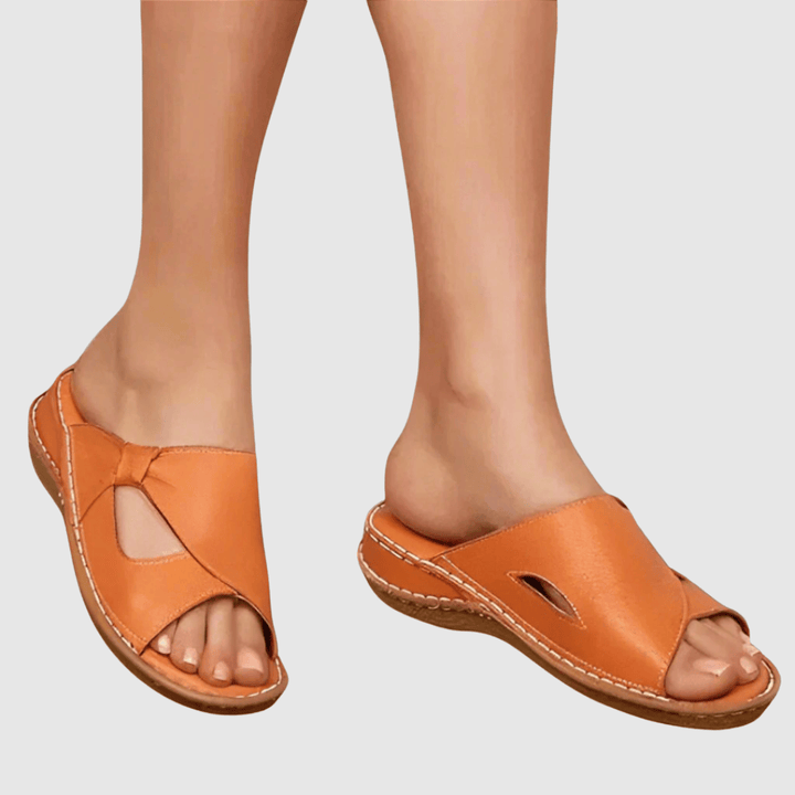 Yvonne – Sandalias de Cuero Confortables para Mujer