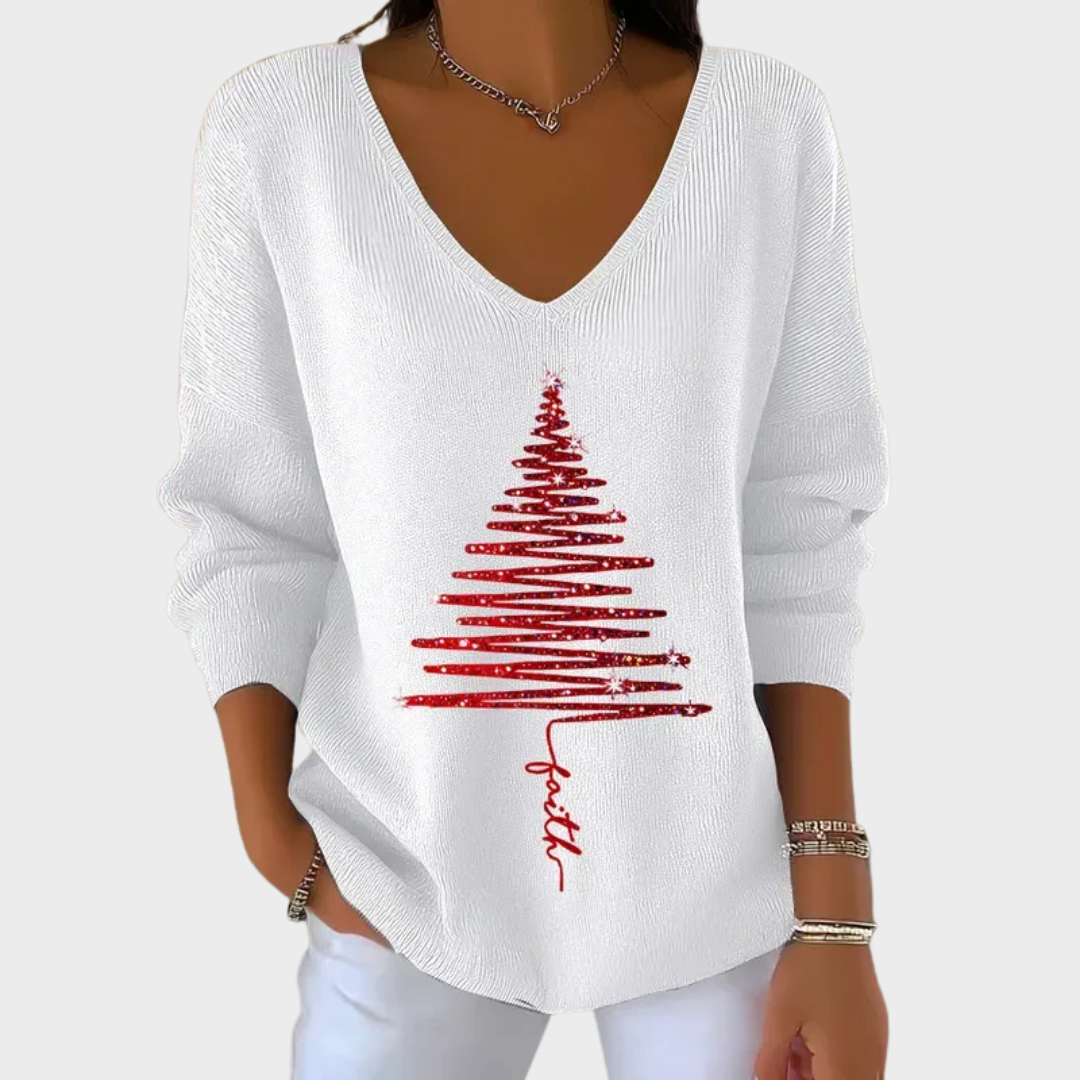 Nancy - Suéter Elegante de Navidad