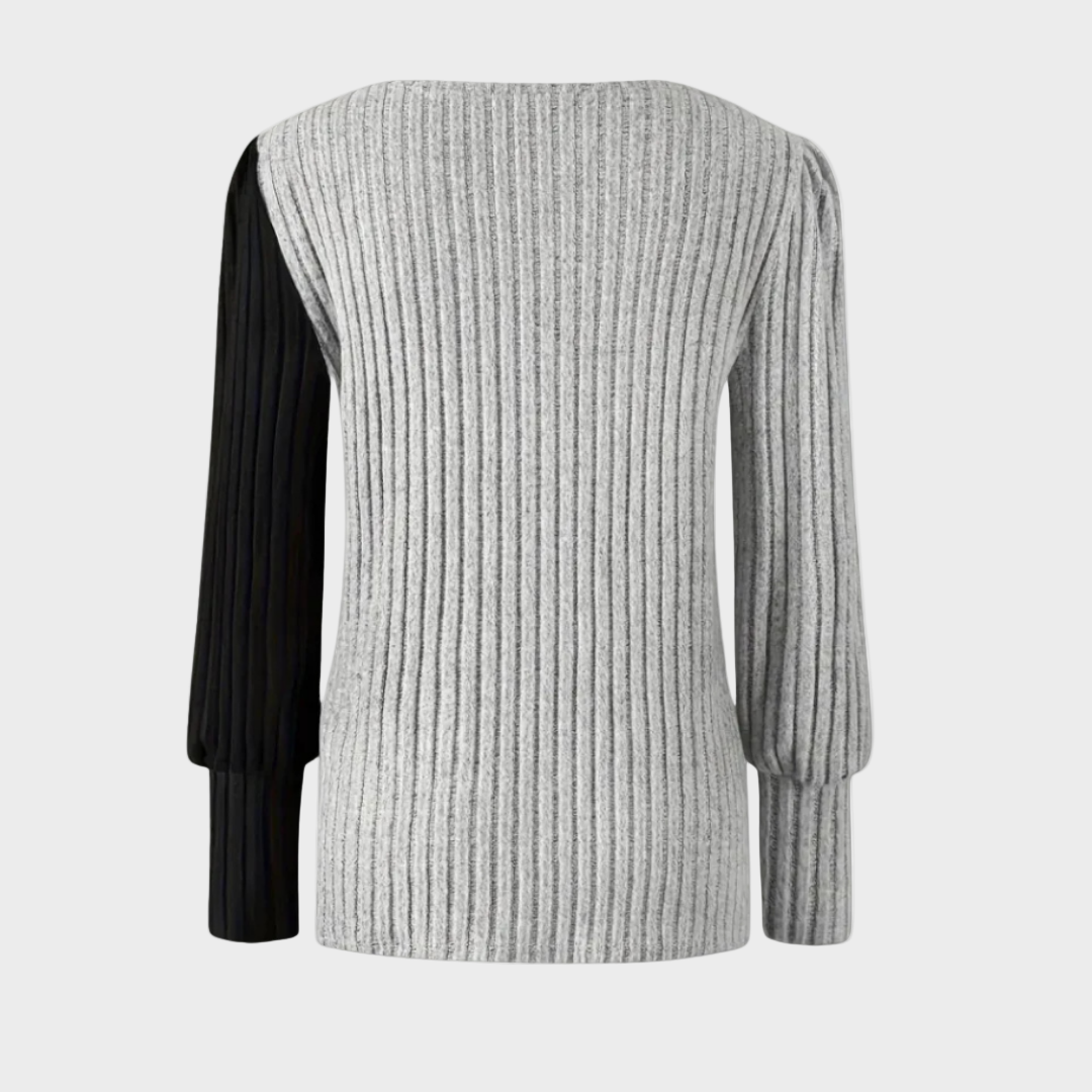 Kaia – Jersey elegante de punto con botones – imagen 6