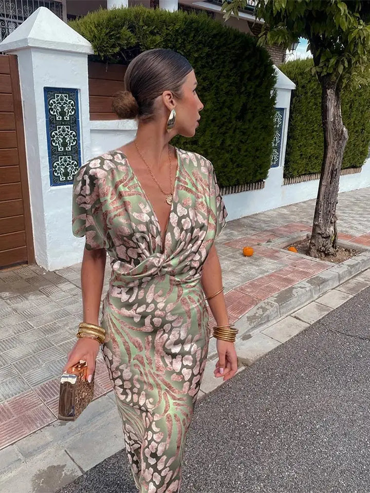 Raquel | Vestido con escote en V