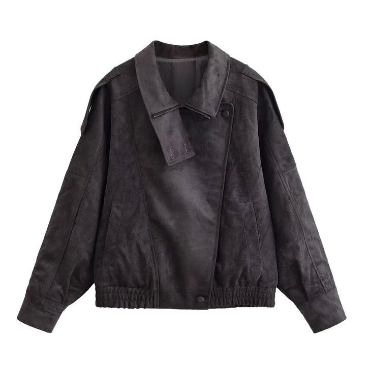 Aurésia | Chaqueta oversize de ante sintético