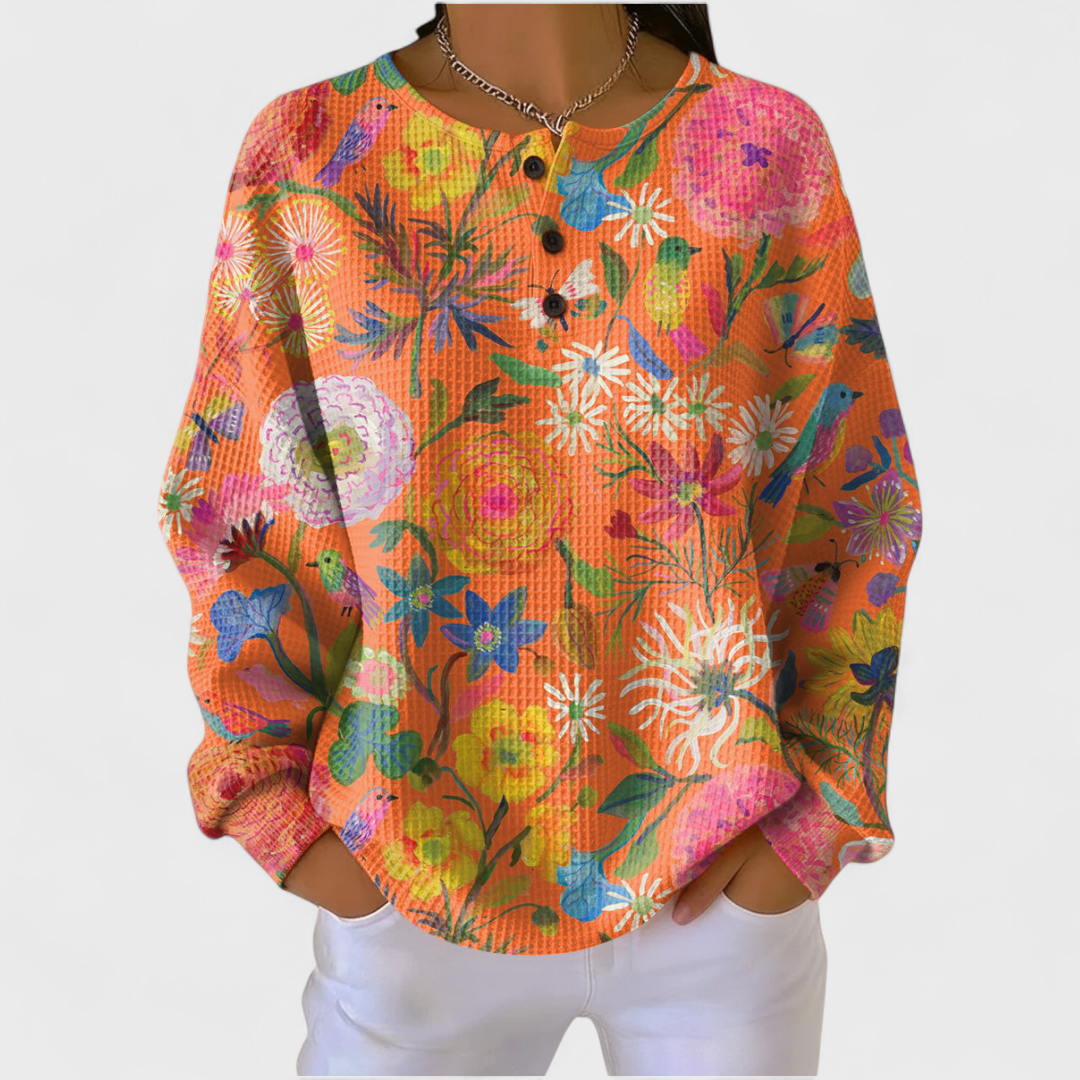 Claire | Sudadera con estampado floral colorido