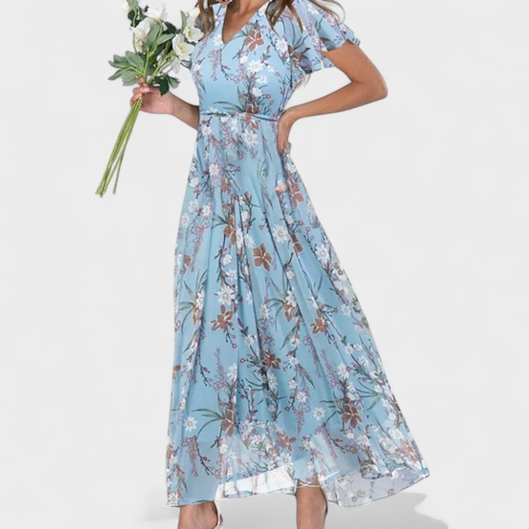Andreia - Vestido largo floral